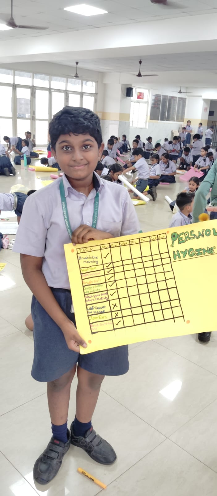 WELLNESS ACTIVITY FOR CLASSESS 3 TO 5